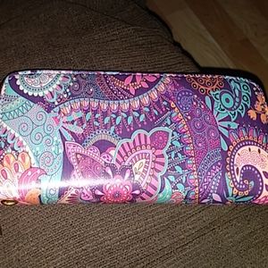 Women's paisley wallet